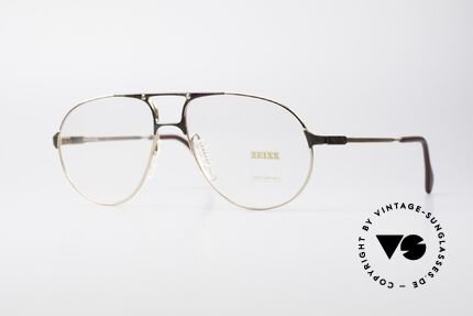 Zeiss 5893 80er XL vintage Brillenfassung, alte 80er Jahre Brillenfassung aus dem Hause Zeiss, Passend für Herren