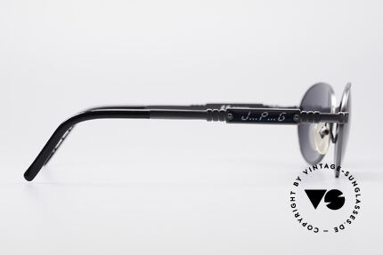 Jean Paul Gaultier 58-5104 Ovale Designer Sonnenbrille, Metallfassung kann ggf. auch optisch verglast werden, Passend für Herren und Damen