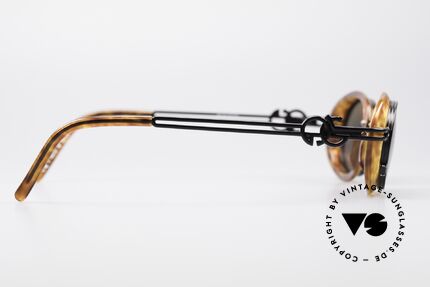 Jean Paul Gaultier 58-5201 Rare 90er Steampunk Brille, KEINE RETRObrille, sondern ein altes JPG ORIGINAL!, Passend für Herren und Damen