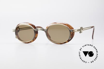 Jean Paul Gaultier 58-5201 Rare JPG Steampunk Brille, extravagante Jean P. GAULTIER vintage Sonnenbrille, Passend für Herren und Damen