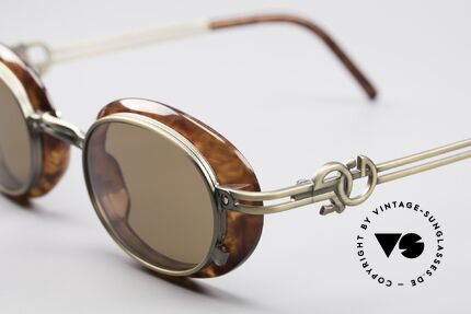 Jean Paul Gaultier 58-5201 Rare JPG Steampunk Brille, heutzutage häufig als "Steampunk Brille" bezeichnet, Passend für Herren und Damen
