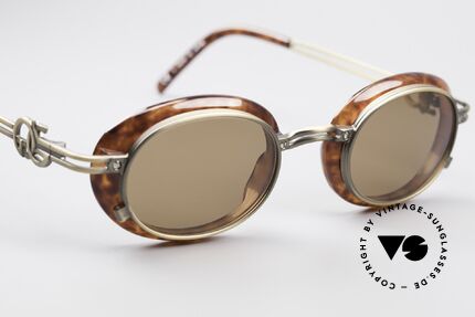 Jean Paul Gaultier 58-5201 Rare JPG Steampunk Brille, seltenes, ungetragenes Modell aus dem Jahre 1997/98, Passend für Herren und Damen
