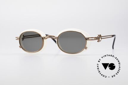 Jean Paul Gaultier 58-5201 Rare Sonnenbrille Steampunk, extravagante Jean P. GAULTIER vintage Sonnenbrille, Passend für Herren und Damen