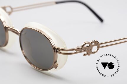 Jean Paul Gaultier 58-5201 Rare Sonnenbrille Steampunk, heutzutage häufig als "Steampunk Brille" bezeichnet, Passend für Herren und Damen