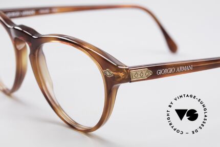 Giorgio Armani 418 ErdbeerForm Vintage Brille, der Rahmen kann natürlich beliebig verglast werden, Passend für Herren und Damen