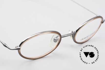 Giorgio Armani 1012 Ovale Vintage Unisex Brille, keine aktuelle Kollektion, sondern alte Originalware!, Passend für Herren und Damen
