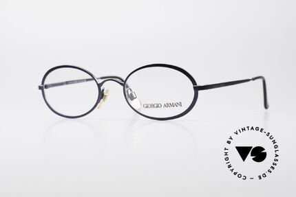 Giorgio Armani 277 Ovale Vintage Brille 90er, ovale vintage Brillenfassung vom GIORGIO ARMANI, Passend für Herren und Damen