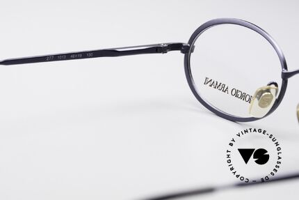 Giorgio Armani 277 Ovale Vintage Brille 90er, Fassung ist beliebig verglasbar (optisch oder Sonne), Passend für Herren und Damen