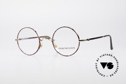 Giorgio Armani EA013 Kleine Rund Vintage Brille, zeitlose KLEINE, runde vintage Brille von ARMANI, Passend für Herren und Damen Giorgio Armani EA013 Kleine Rund Vintage Brille, zeitlose KLEINE, runde vintage Brille von ARMANI, Passend für Herren und Damen