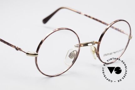 Giorgio Armani EA013 Kleine Rund Vintage Brille, KEINE RETROBRILLE, sondern echte 1990er Ware, Passend für Herren und Damen Giorgio Armani EA013 Kleine Rund Vintage Brille, KEINE RETROBRILLE, sondern echte 1990er Ware, Passend für Herren und Damen