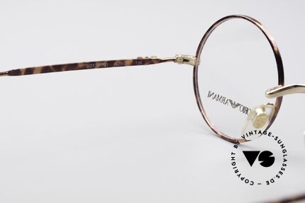 Giorgio Armani EA013 Kleine Rund Vintage Brille, Rahmen ist beliebig verglasbar (optisch od. Sonne), Passend für Herren und Damen Giorgio Armani EA013 Kleine Rund Vintage Brille, Rahmen ist beliebig verglasbar (optisch od. Sonne), Passend für Herren und Damen