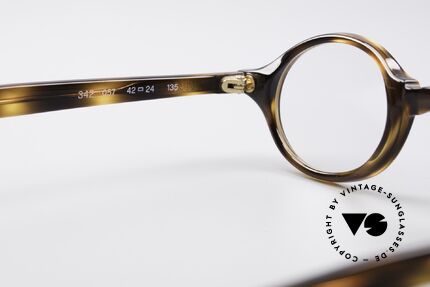 Giorgio Armani 342 Kleine Ovale 90er Brille, KEIN Retro; altes Original in KLEINER 123mm Größe!, Passend für Herren und Damen