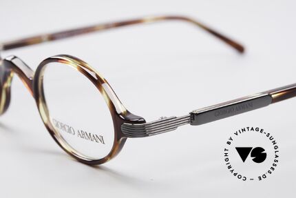 Giorgio Armani 2045 Kleine Runde 90er Brille, einfach nur stylisch und in absoluter Spitzen-Qualität, Passend für Herren und Damen