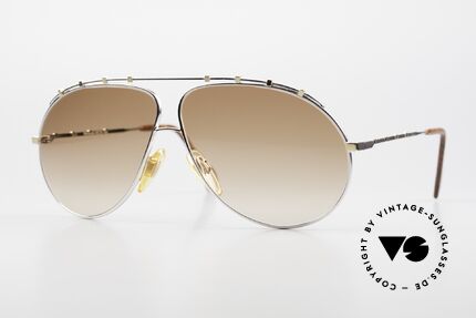 Zollitsch Marquise Rare Vintage Sonnenbrille, kostbares, großes Herren-Modell (in 140mm Breite), Passend für Herren