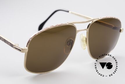 Zollitsch Cadre 8 18k Gold Plated Sonnenbrille, ungetragen (wie alle unsere vintage ZOLLITSCH Modelle), Passend für Herren