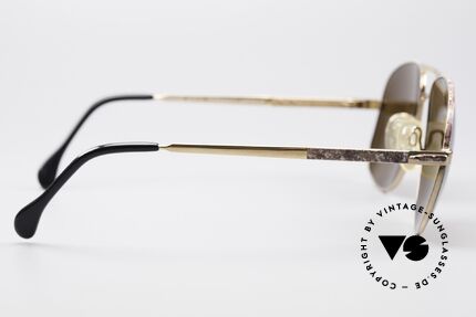 Zollitsch Cadre 8 18k Gold Plated Sonnenbrille, KEINE RETROmode; ein echtes, 30 Jahre altes ORIGINAL, Passend für Herren