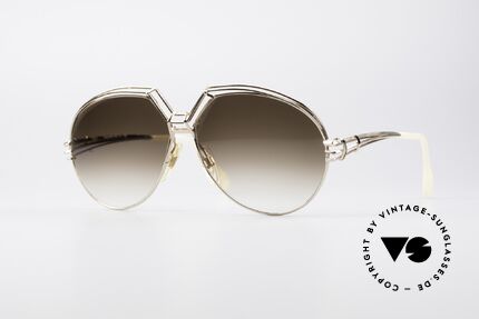 Zollitsch Baguette Vintage XL DamenSonnenbrille, außergewöhnliche vintage Sonnenbrille von Zollitsch, Passend für Damen