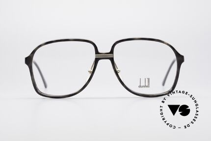Dunhill 6053 80er Vintage Brille Herren, Kombination feinster Materialien (vergoldete Bügel), Passend für Herren
