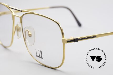 Dunhill 6038 Vergoldete 80er Titanium Brille, (heute werden Designerbrillen für <5,00 € produziert), Passend für Herren