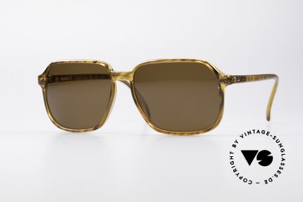 Dunhill 6008 Vintage Optyl Sonnenbrille, sehr markante vintage Dunhill Herrenbrille von 1990, Passend für Herren