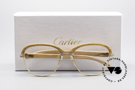 Brillen Cartier Malmaison Rare Bubinga Edelholzbrille