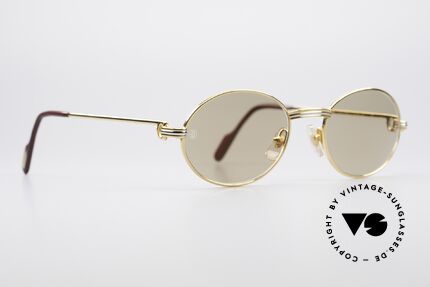 Cartier Saint Honore Ovale Luxus Sonnenbrille, 'Staint Honore' eine der ältesten Straßen von Paris, Passend für Herren und Damen