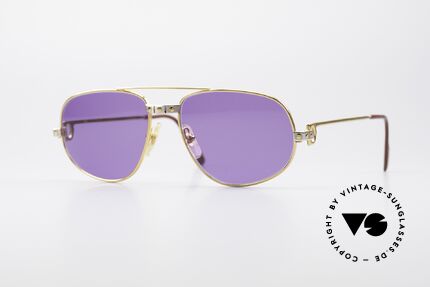 Cartier Romance Santos - S Luxus Sonnenbrille, vintage CARTIER Luxus-Sonnenbrille; Modell ROMANCE, Passend für Herren und Damen