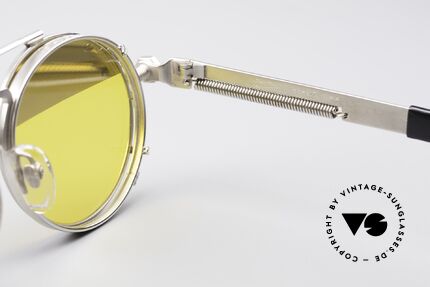 Jean Paul Gaultier 56-8171 Steampunk Brille mit Clip, Größe: medium, Passend für Herren und Damen
