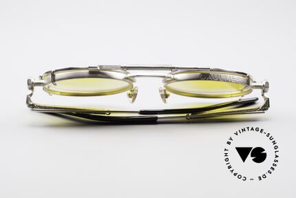 Jean Paul Gaultier 56-8171 Steampunk Brille mit Clip, Größe: medium, Passend für Herren und Damen