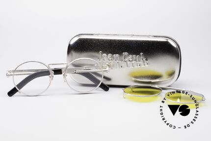 Jean Paul Gaultier 56-8171 Steampunk Brille mit Clip, Größe: medium, Passend für Herren und Damen