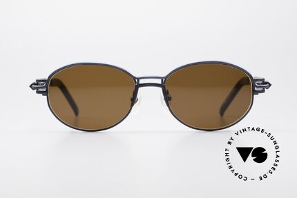 Jean Paul Gaultier 56-5108 Steampunk 90er Sonnenbrille, hochwertiges Gestell mit vielen Details; typisch JPG, Passend für Herren und Damen