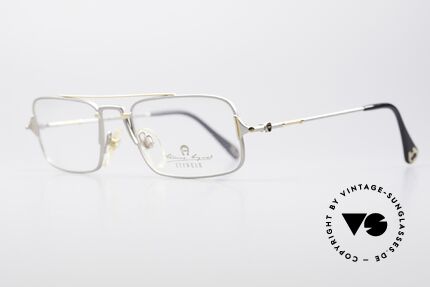 Aigner EA44 Echte 80er Brillenfassung, wahre Luxus-Brille mit Seriennr.; kostbar & selten, Passend für Herren