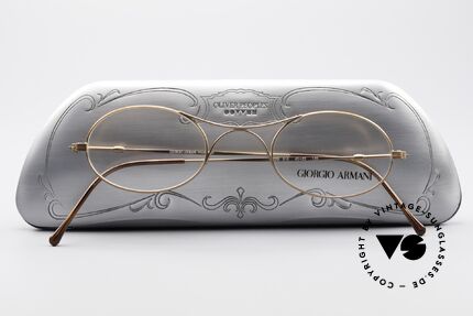 Giorgio Armani 229 Die Schubert Brille, ein ungetragenes Original aus den 1990ern in XS-Größe, Passend für Herren und Damen