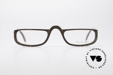 Christian Dior 2075 Vintage Lesebrille Optyl, anatomischer Steg und einzigartiges OPTYL-Material, Passend für Herren