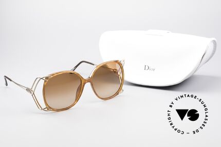 Christian Dior 2616 80er Damen Sonnenbrille XXL, Größe: extra large, Passend für Damen