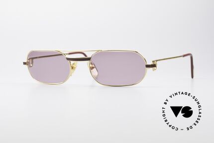 Cartier MUST Laque - M Luxus Sonnenbrille, MUST: das erste Modell der Lunettes Collection '83, Passend für Herren und Damen Cartier MUST Laque - M Luxus Sonnenbrille, MUST: das erste Modell der Lunettes Collection '83, Passend für Herren und Damen
