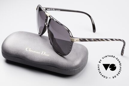 Christian Dior 2300 80er Monsieur Sonnenbrille, Größe 60/11 in eleganter "horn/schwarz" Kolorierung, Passend für Herren