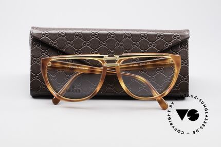 Gucci 2321 Designer Damenbrille 80er, die Fassung ist beliebig verglasbar (optisch / Sonne), Passend für Damen