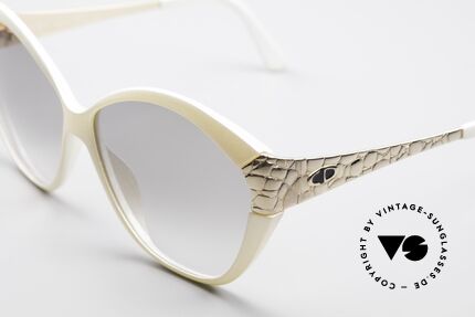 Christian Dior 2319 80er Damen Designerbrille, Front in "blau frosted" (originell & äußerst selten), Passend für Damen