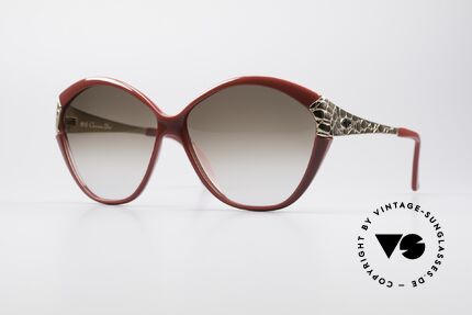 Christian Dior 2319 Damen Designersonnenbrille, vintage Oversize Sonnenbrille von Christian Dior, Passend für Damen
