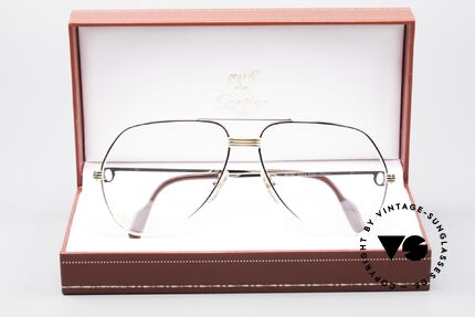 Cartier Vendome LC - L Platin Edition Luxusbrille, ungetragen mit original Verpackung (ein Sammlerstück), Passend für Herren