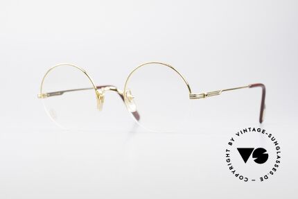Cartier Mayfair - S Runde Luxusbrille Damen Herren, edles Cartier vintage Modell aus den 1990ern, Passend für Herren und Damen