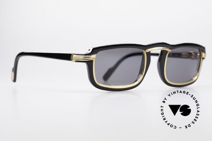 Cartier Vertigo 90er Luxus Sonnenbrille, Federscharniere für perfekte Passform, Top-Qualität, Passend für Herren