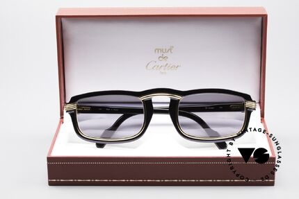 Cartier Vertigo 90er Luxus Sonnenbrille, KEINE Retrobrille, sondern das ORIGINAL vom 1991!, Passend für Herren