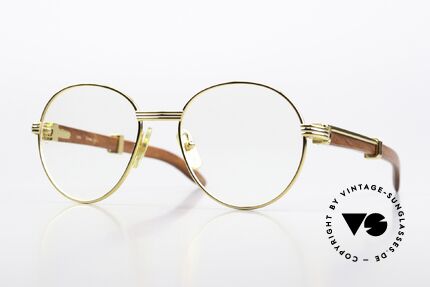 Cartier Bagatelle Bubinga Edelholzbrille Luxus Details
