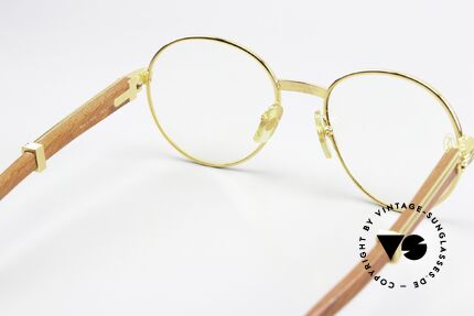 Cartier Bagatelle Bubinga Edelholzbrille Luxus, ungetragenes Einzelstück; begehrt bei Sammlern!, Passend für Herren und Damen