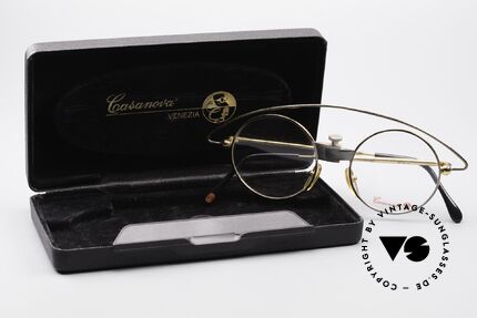 Casanova MTC 3 Limitierte Kunstbrille 90er, Größe: small, Passend für Herren und Damen