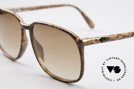 Christian Dior 2341 80er Optyl Monsieur Fassung, zudem, sehr dezent elegantes Farbmuster in braun, Passend für Herren