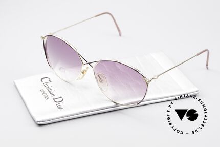 Christian Dior 2390 Damen Designer Sonnenbrille, Sonnengläser in violett-Verlauf: 100% UV Protection, Passend für Damen