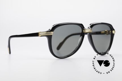 Cartier Vitesse - M Luxus Pilotensonnenbrille, Fassung mit Federscharnieren in Medium Gr. 58/15, 135, Passend für Herren